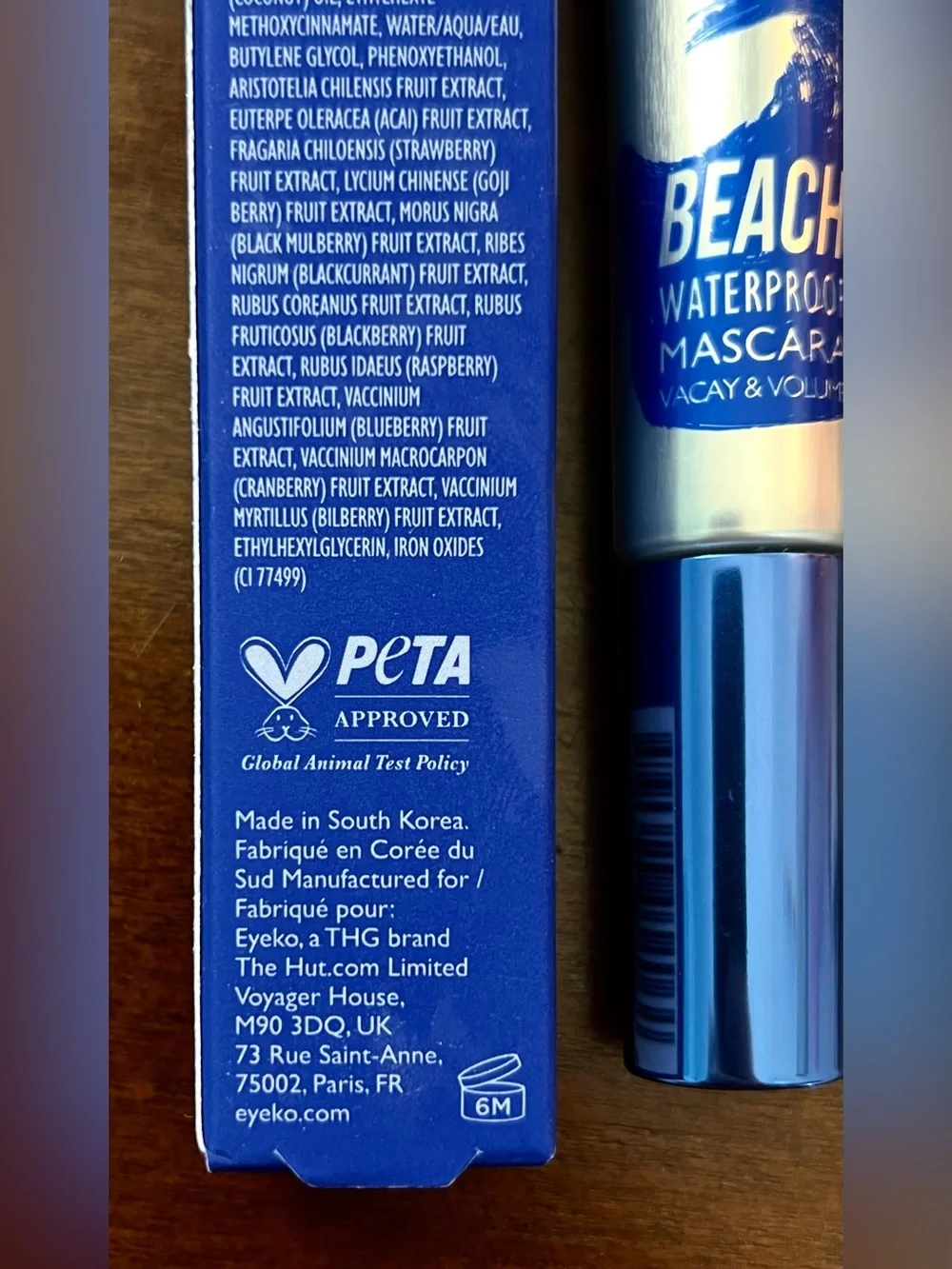Eyeko Mascara Waterproof for all day wear 💙Beach 💙 K-Beauty